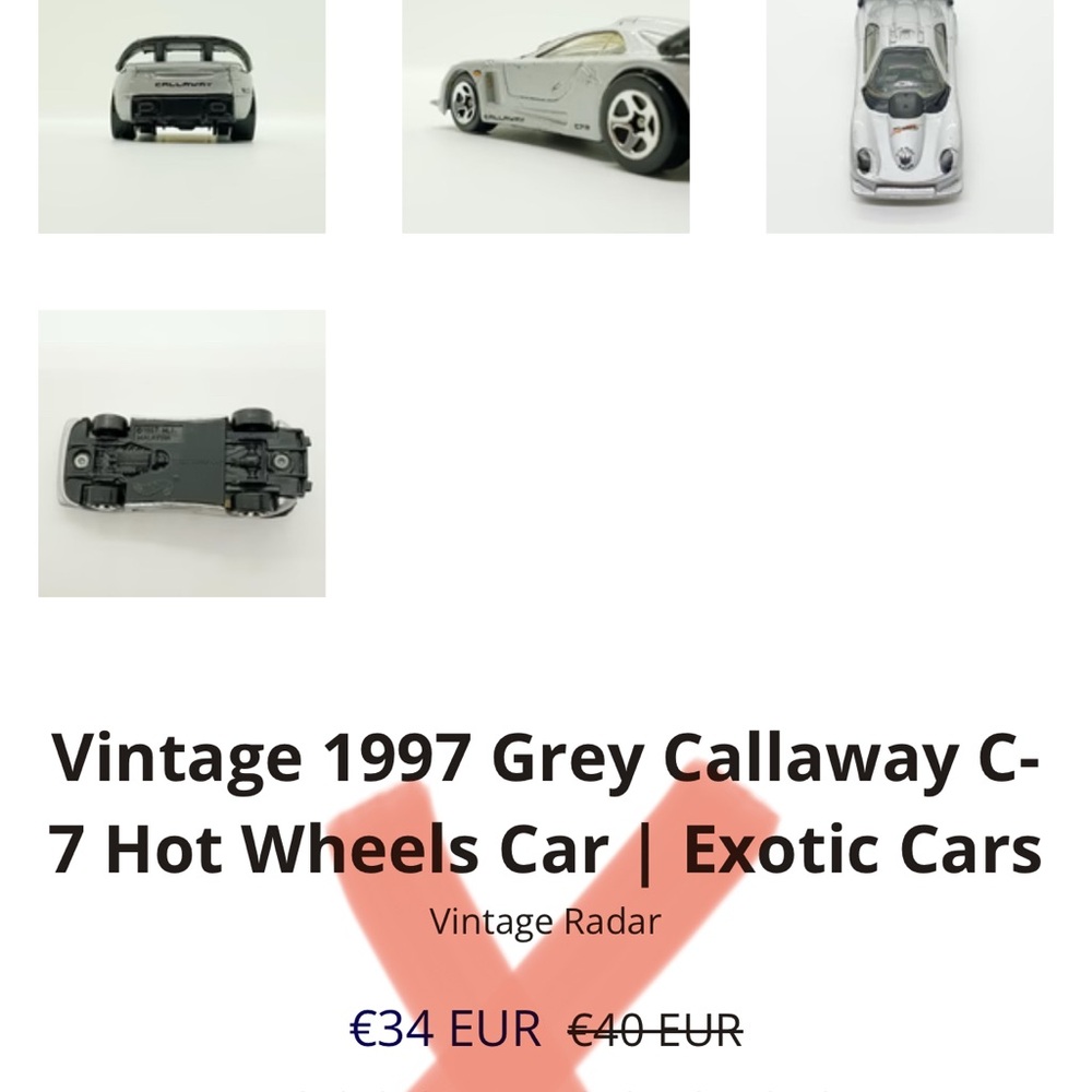 Mattel Hot Wheels toy cars (2) from 1990s - Picture 10 of 10